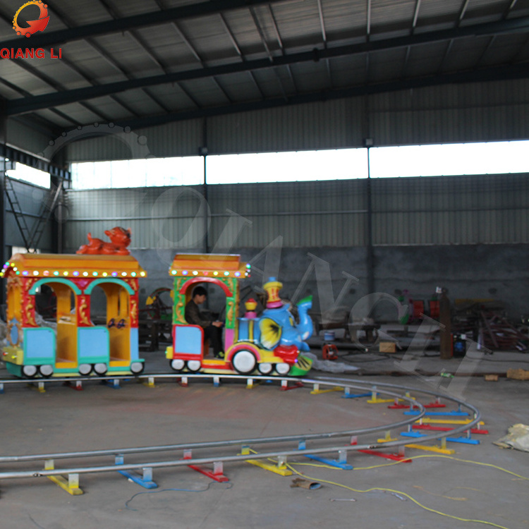 Qiangli Direct factory attraction customized interesting popular amusement park rides sightseeing Tourist Road Trackless Train