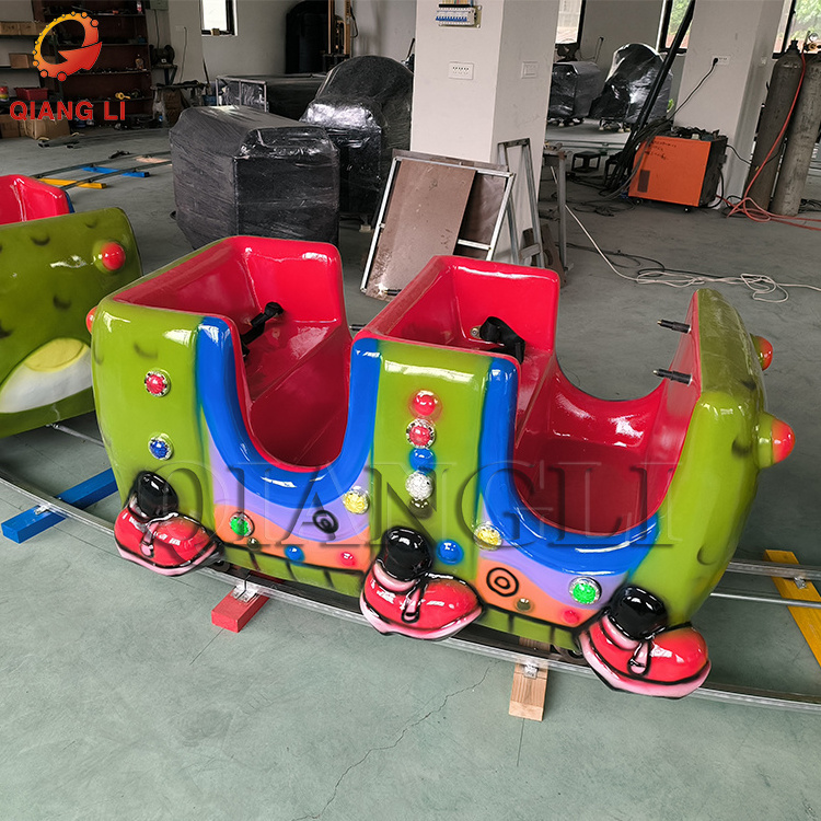 Outdoor Carnival Game kids theme park high quality amusement park rides customized products mini ant track train ride For Sale