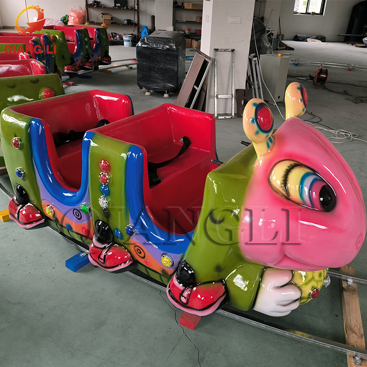 Outdoor Carnival Game kids theme park high quality amusement park rides customized products mini ant track train ride For Sale