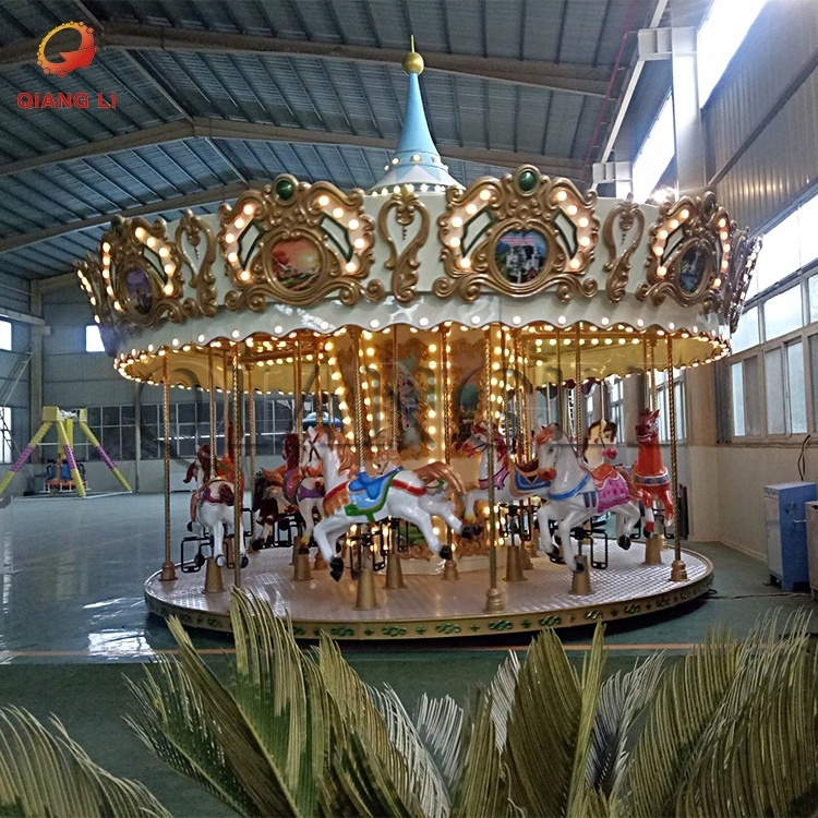 Kids merry go round for sale outdoor christmas merry go round theme park equipment carousel rides