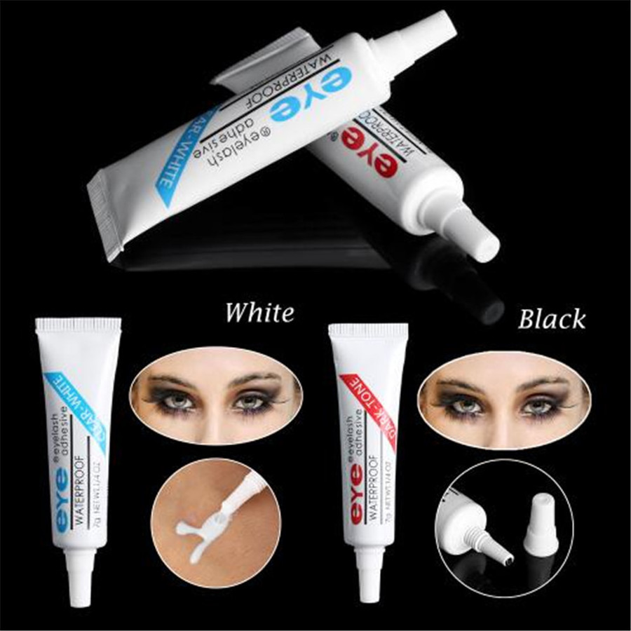 High quality eyelash glue white & black portable false eyelashes glue eye lashes adhesive sample Adhesive