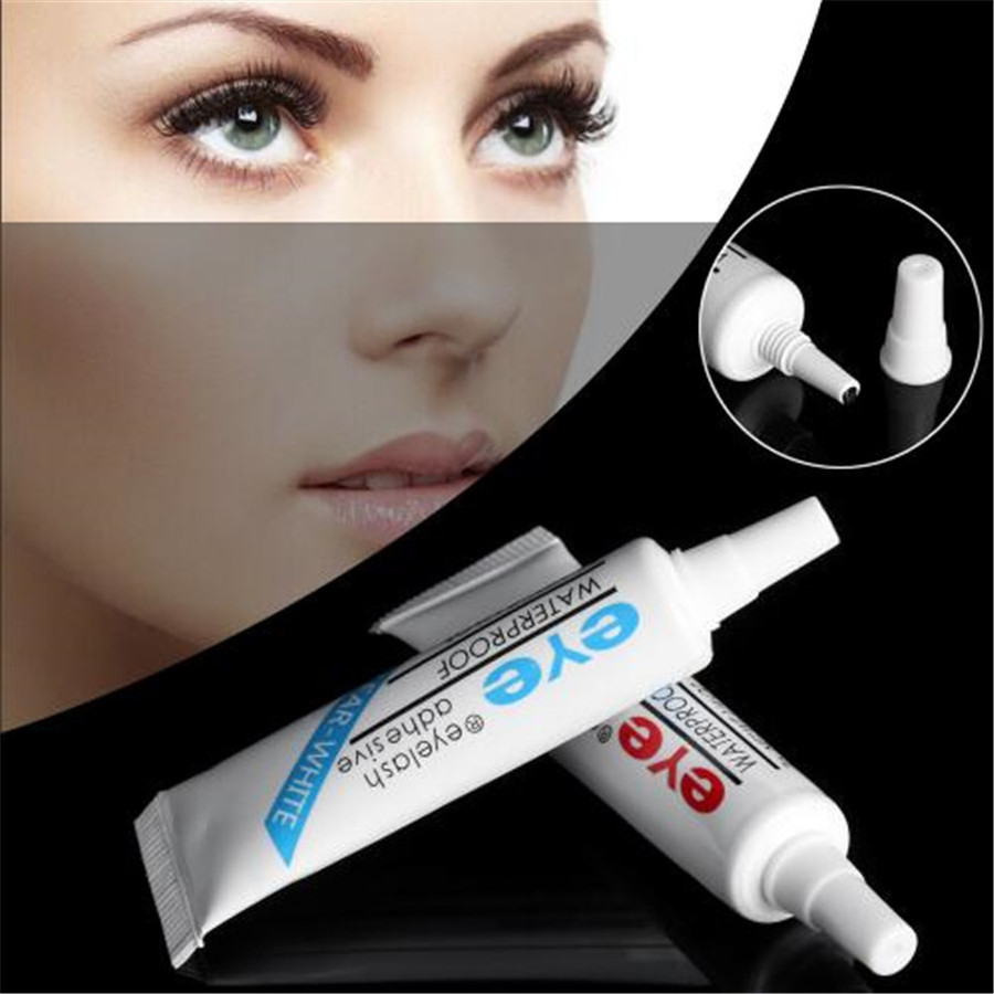 High quality eyelash glue white & black portable false eyelashes glue eye lashes adhesive sample Adhesive