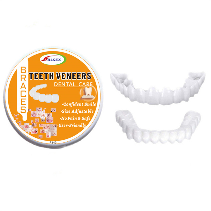 Drop shipping 2022 NEW Perfect Smile Teeth Cover  Comfort Fit Flex Teeth Veneers Upper/ Lower Teeth Set  snap on tooth care