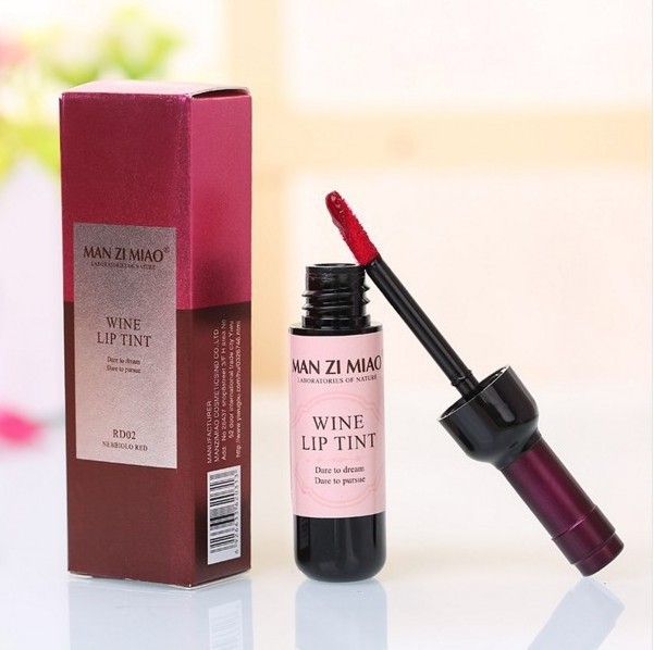 Korean Waterproof Wine Red Shape Lip Tint Baby Pink Lip For Women Batom Makeup Liquid Lipstick Lipgloss Cosmetic