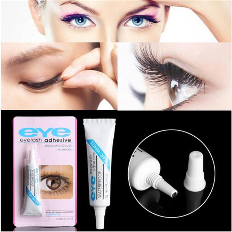 High quality eyelash glue white & black portable false eyelashes glue eye lashes adhesive sample Adhesive