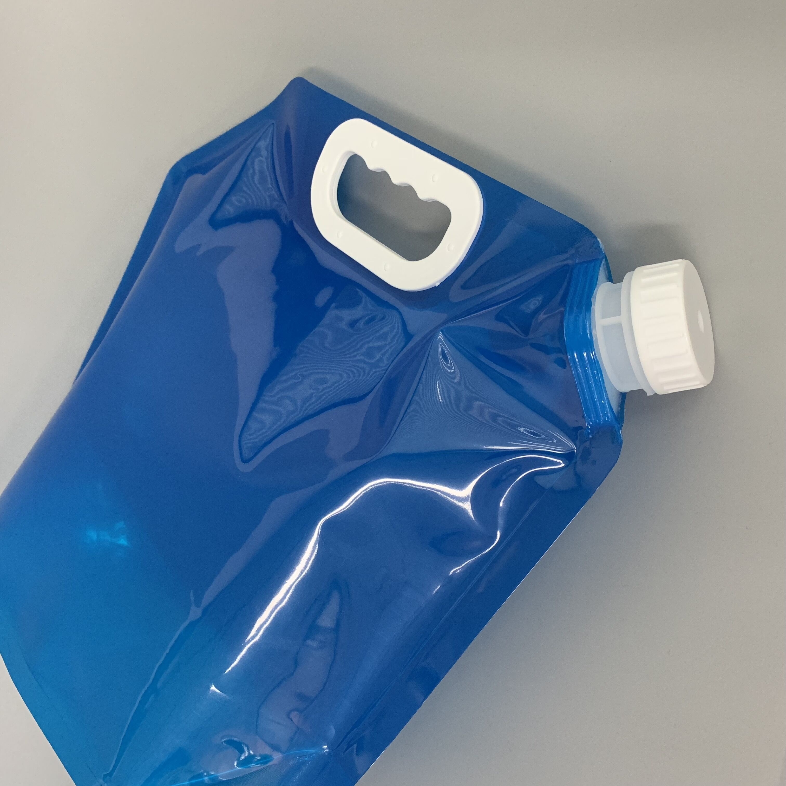 5 gallon drinking reusable plastic pet packaged collapsible sports foldable water bottle wholesale factory with printing logo