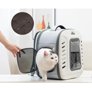 TTT Foldable Oxford Breathable Backpack Expandable Other Pet Carriers & Travel Products Pet Travel Bag For Puppies Dogs Cat