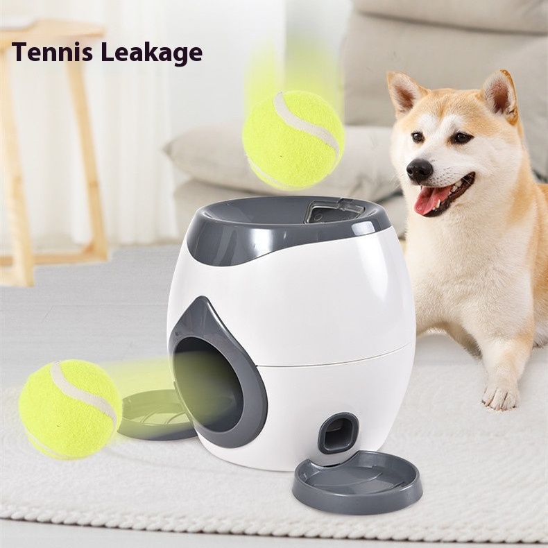 TTT Ball Picker Throwing Training Food Reward Machine Leaky Electric Automatic Dog Tennis Ball Launcher