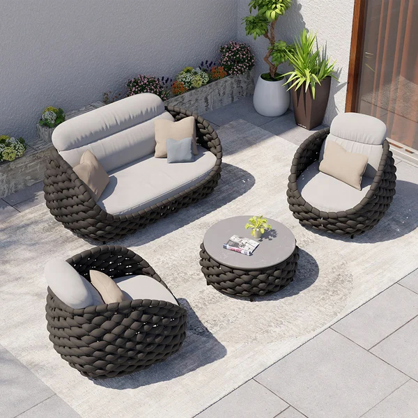 Aluminum outdoor furniture Europe and the United States hot list top five star hotel dedicated outdoor waterproof furniture