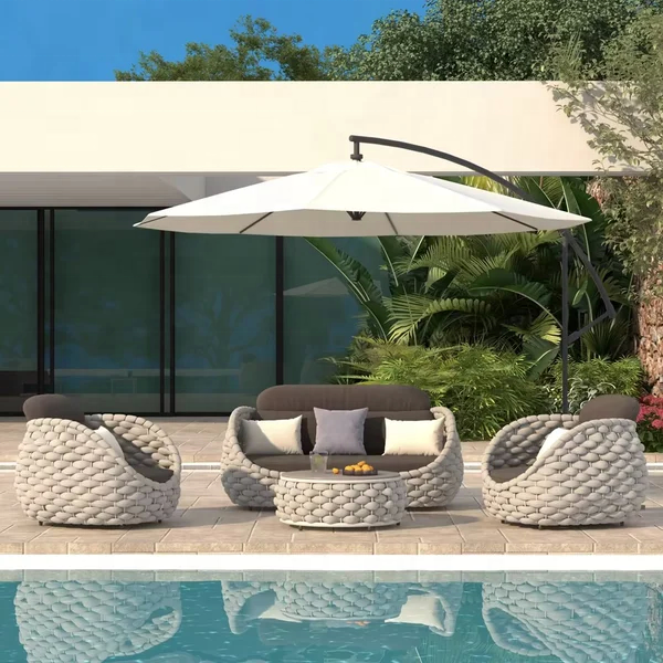 Aluminum outdoor furniture Europe and the United States hot list top five star hotel dedicated outdoor waterproof furniture