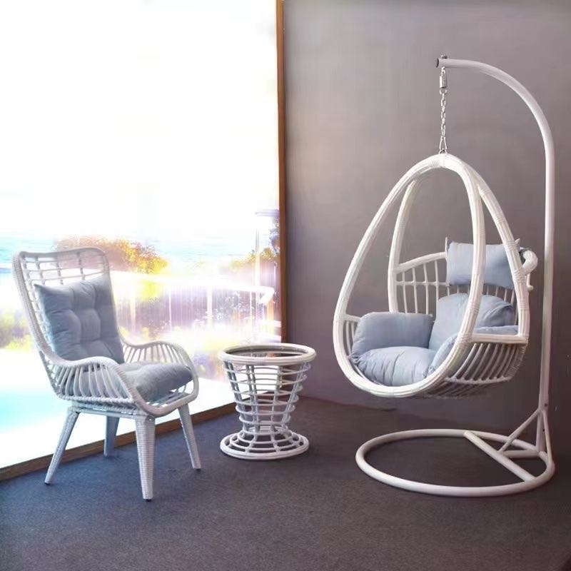 patio furniture Outdoor furniture garden rattan chair swing chair, garden terrace swing egg chair