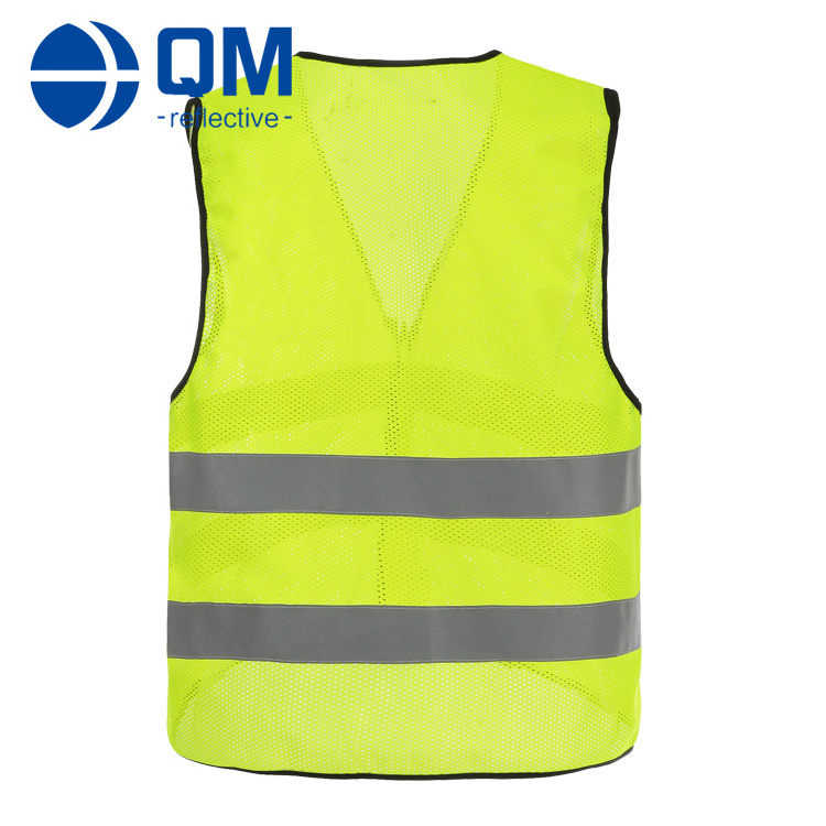 Motorcycle Walking High Visibility Reflective Mesh Safety Warning Vest