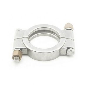 13MHP 1.5" -10"  Sanitary Stainless Steel High Pressure Bolted Tri Clamps SS304 2" Tri clover Clamp