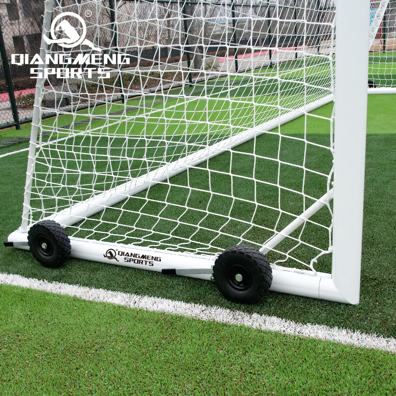 Aluminum movable 24*8 Ft Professional Full size Football goal portable Soccer goals