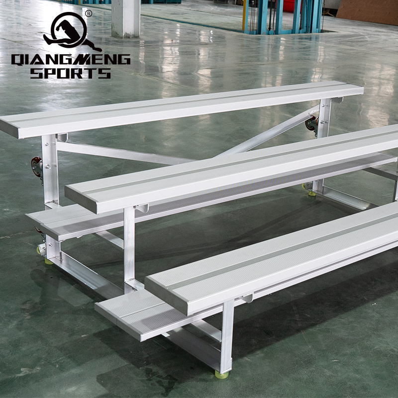 Customizable Portable Aluminum Bleachers Gymnasium Grandstand Seating