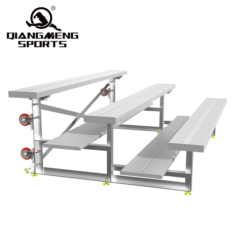 Customizable Portable Aluminum Bleachers Gymnasium Grandstand Seating