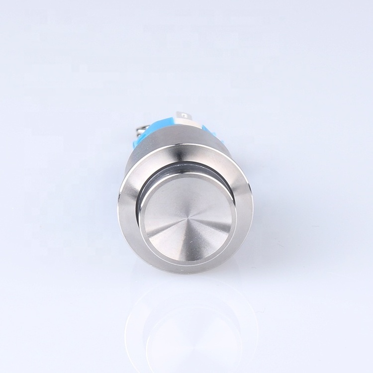 19mm metal illuminated momentary push button foot switch