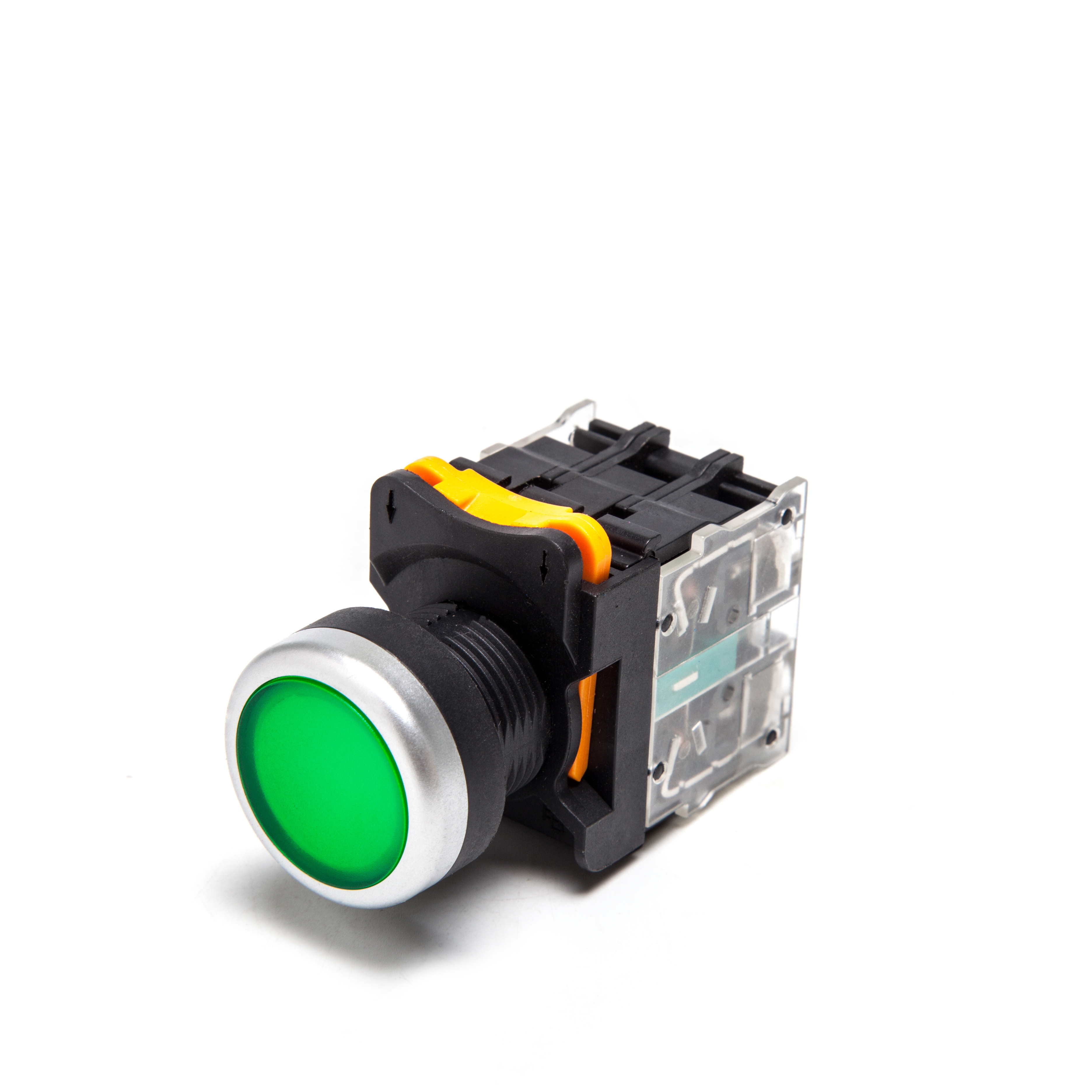 QIANNIAN LA38-A1 12V24V48V220V plastic illuminated power NO NC switch push button for Industrial Control equipment