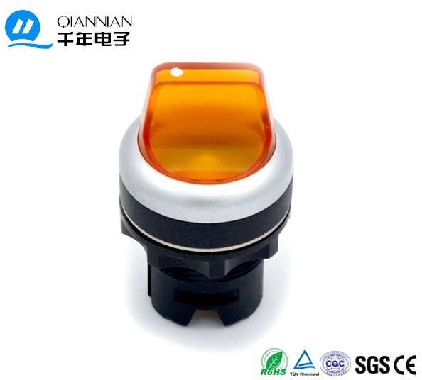 LA38 22mm Plastic push button rotary knob  2position 3position push button switches for machine