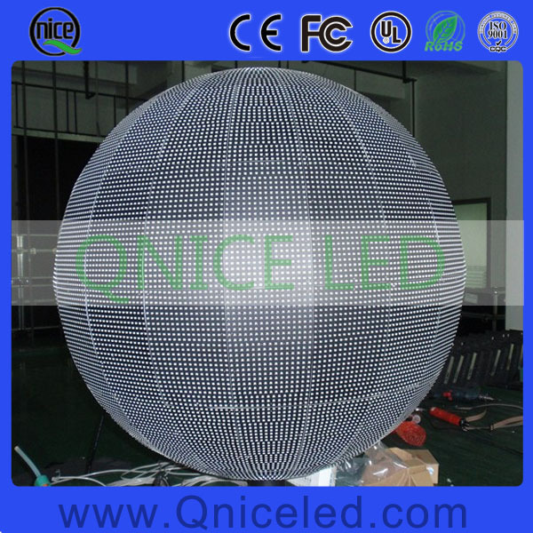 Indoor Hanging LED Sphere Display Ball P1.875 P2 P3 P4 P4.81 P5 P6 3D Spherical LED Flexible Soft Module LED Video Ball Screen