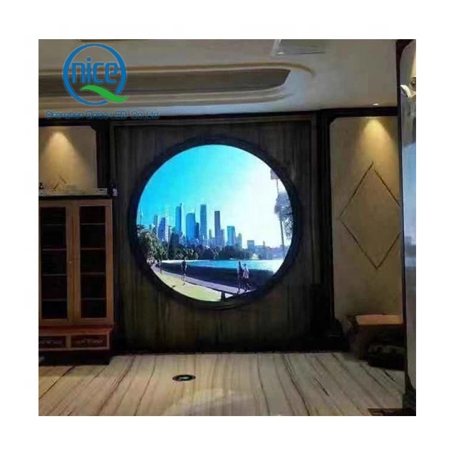 Custom size big small led circle screen  P2 P2.5 P3 P4 P5 LED Round Display Video Wall Indoor Outdoor LED Circular TV Wall