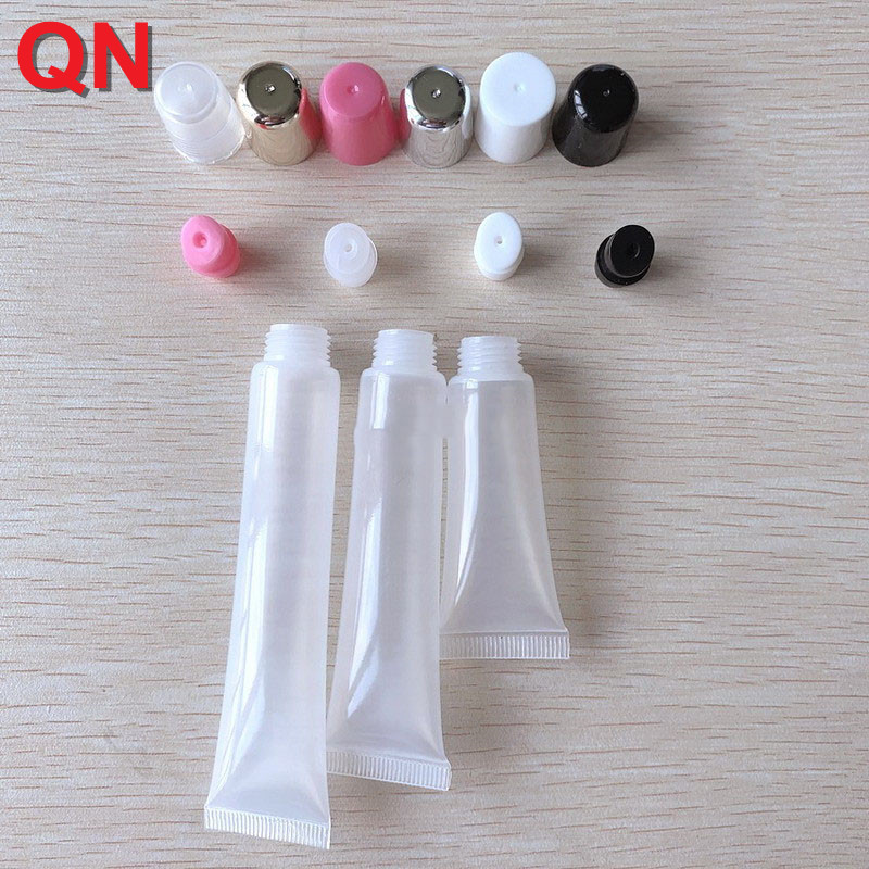 Luxury Plastic Cosmetic Packaging Lip Gloss Tubes Bulk with Empty Plastic Lip Gloss Squeeze Tube Container for Lipgloss Tubes