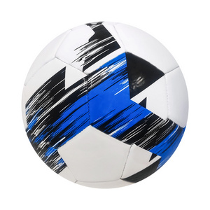 Professional Official Size 5 Soccer Ball Custom PVC Football with Print Logo for Adults TPU Material for Match Use