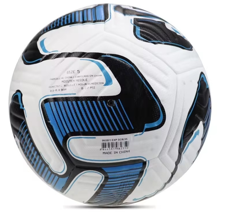 New Design Soccer Ball Size 5 Durable Match Futbol Official League Used Ball Children & Adult PU Football