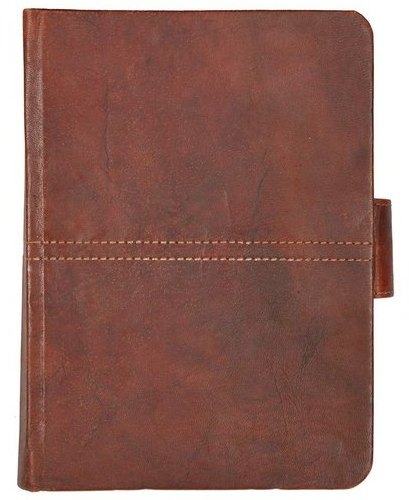 Genuine Oil pull Up Crunch Leather Journal Notebook Diary with Antique Belt Lock for Men and Women