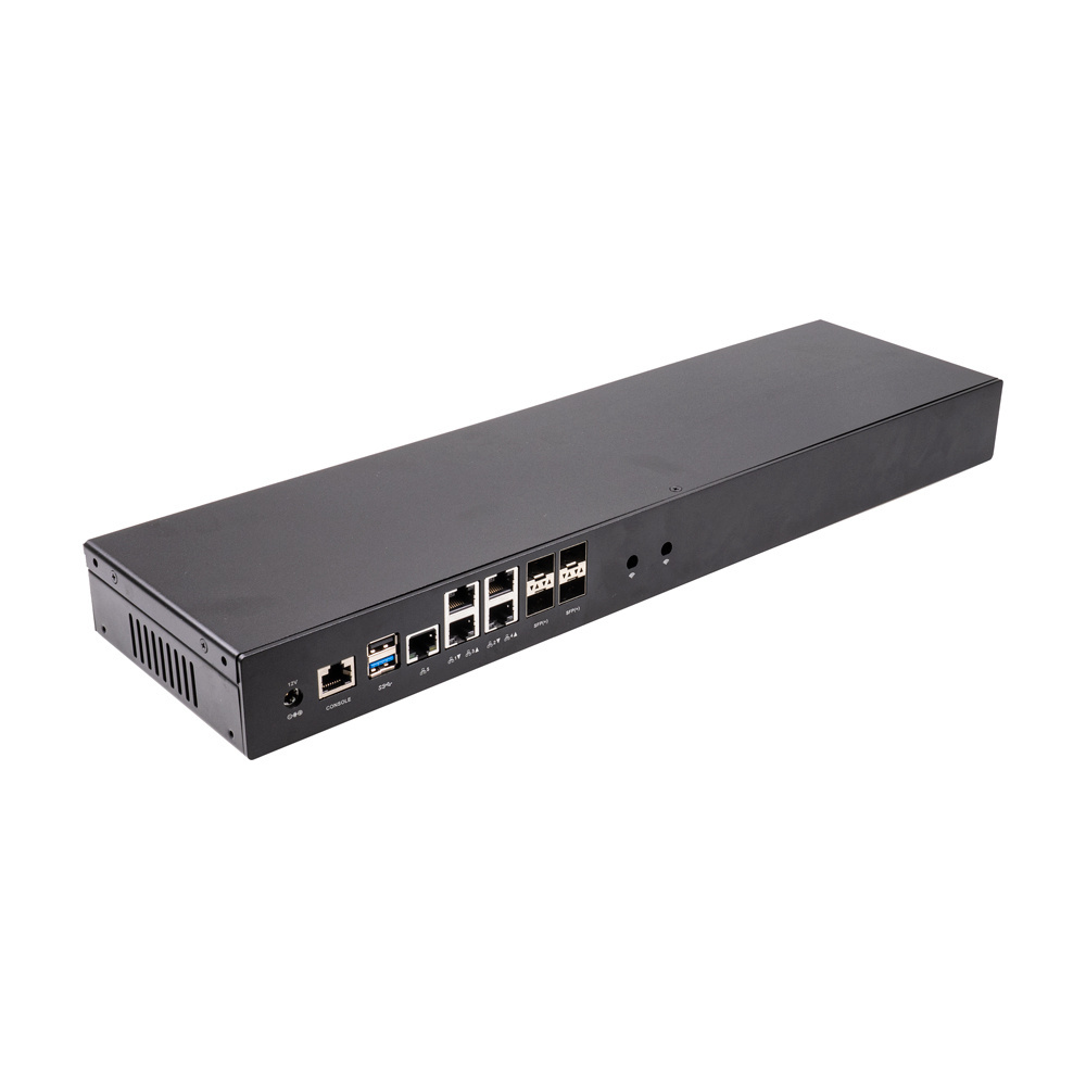 QOTOM Mini PC Q20331G9-1U 5*2.5G Lan 2.4GHz 4 X 10G SFP Atom C3758R Eight Cores Processor Mini Computer