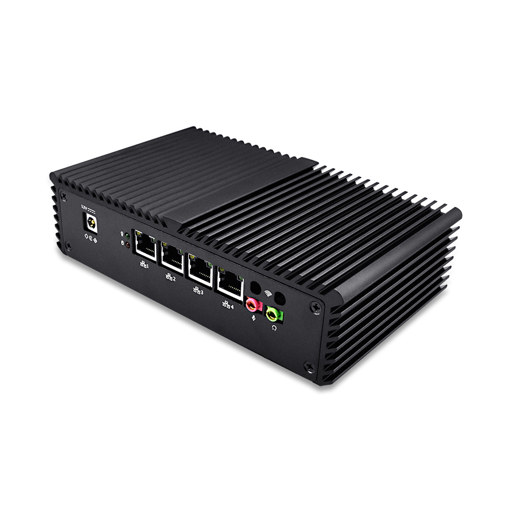 2019 4* Lan 4* USB Intel core i5-5250U Qotom-Q355G4 Dual Core Fanless VGA,using as router firewall pc