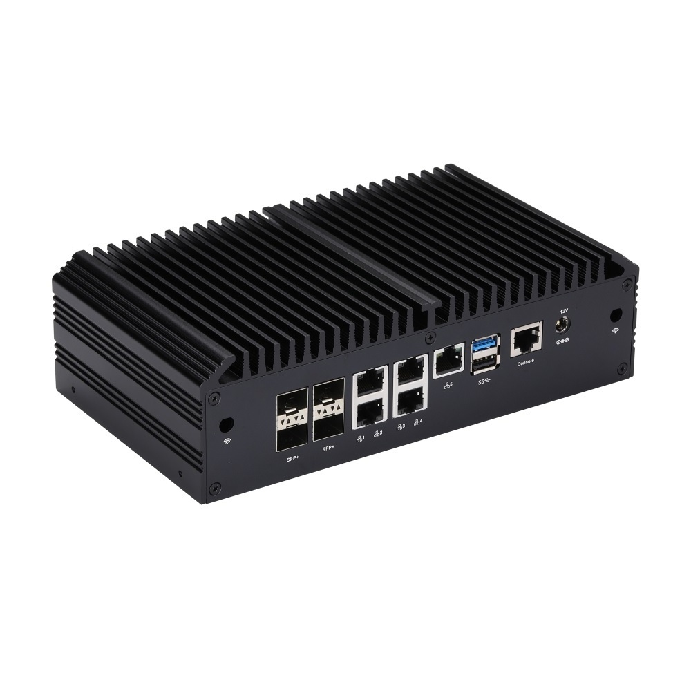 Mini PC Atom C3338R/ C3558R/ C3758R/ C3758 Onboard, 4x 10G SFP+/ 5x Intel 2.5G LAN/ Mini SAS/ console/ VGA, Mini Server/ Router