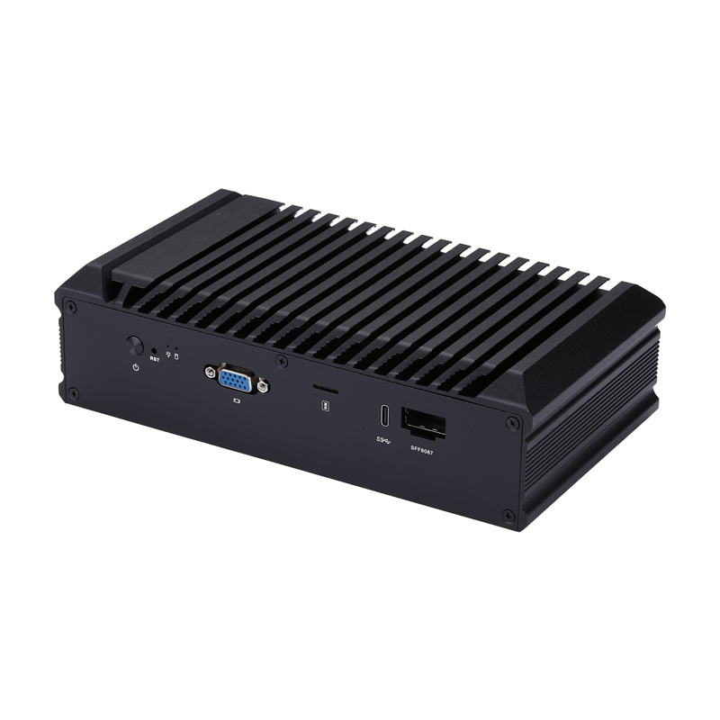 Qotom 20300G9 Series Atom Denverton C3338R C3558R C3758R C3758 4 SFP 5 2.5G LAN pfSense Firewall Server Mini PC