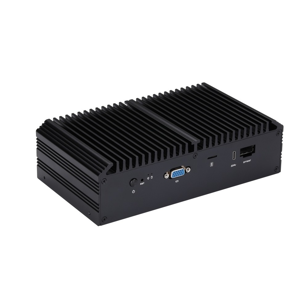 Mini PC Atom C3338R/ C3558R/ C3758R/ C3758 Onboard, 4x 10G SFP+/ 5x Intel 2.5G LAN/ Mini SAS/ console/ VGA, Mini Server/ Router