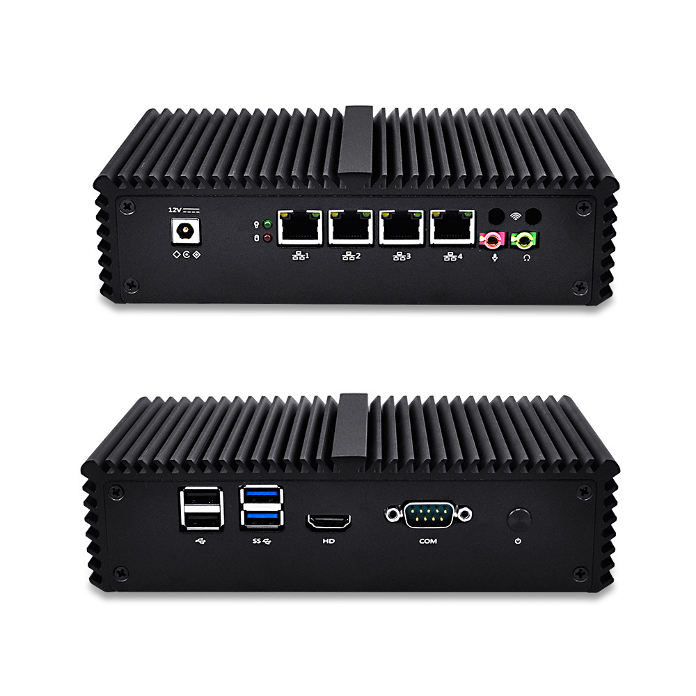 2019 4* Lan 4* USB Intel core i5-5250U Qotom-Q355G4 Dual Core Fanless VGA,using as router firewall pc