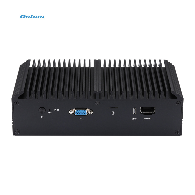 Q20321G9 Atom C3558R Denverton Processor 2 10G SFP+ 2 1G (2.5G) SFP+ 5 Intel I225-V 2.5G LAN Fanless Firewall pfsense Mini  PC