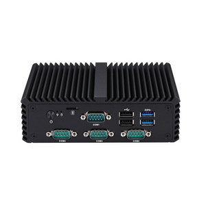 Qotom 4 RS232 6 USB High Temperature Resistance Fanless Mini Industrial PC With 10th Gen CPU Core i3 10110U