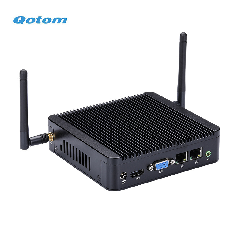 Qotom Core i5 Desktop Mini PC Dual LAN Portable Desktop Computers