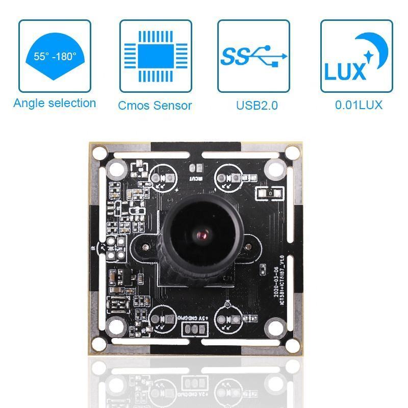 1080P Camera Module FF 5MP Face Recognition COMS Image Sensor H.264 Digital IR CUT USB CCTV Camera Module