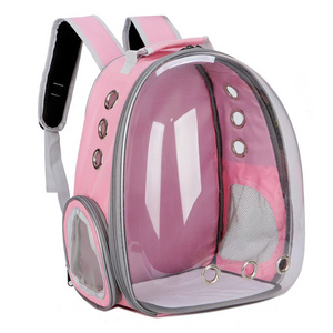 Clear Breathable travel Cat Kitten Dog Backpack Astronaut Bubble Space Capsule pet carrier backpack bubble