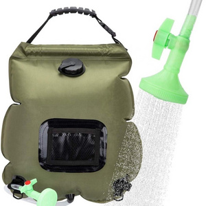 In Stock Hot Custom 20l Portable Camping Shower 5 Gallons Heating Pipe Bag Solar Water Heater Outdoor Other Camping Gear