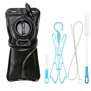 Water hydration bladder with cleaning kit 2Litre 3L Non Toxic Premium Leak-Proof TPU PEVA high quality running water bladder bag