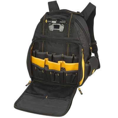 Usb Charging Heavy Duty Work Garden Canvas Tools Bags Electrician Tool Backpack 33 Pocket Electrical Tool Bag