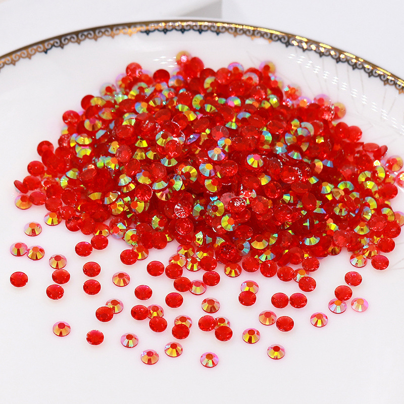 3mm Transparent Resin Rhinestones Flatback Fast Delivery Glue On Rhinestones For Tumblers Nails