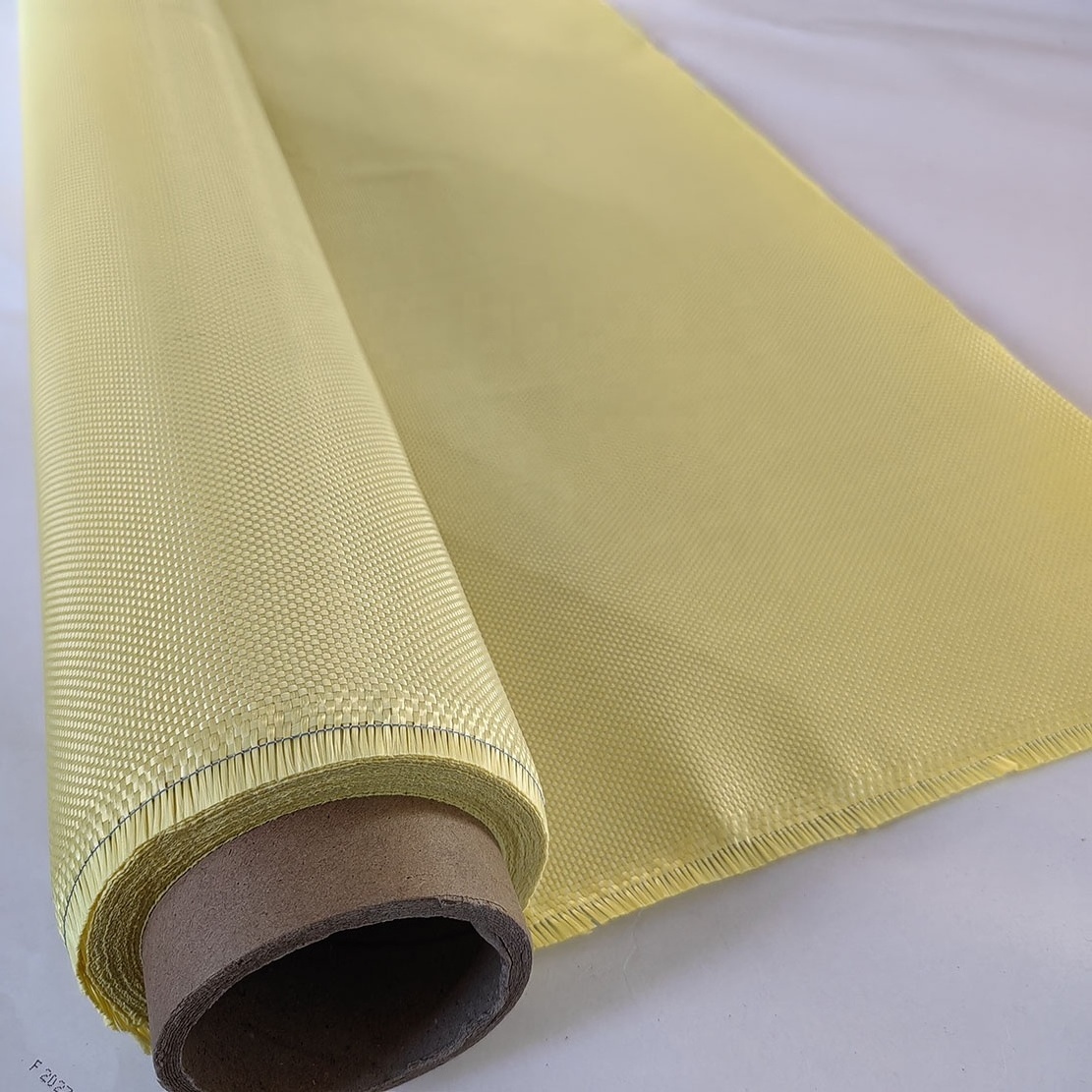 Flame-retardant para aramid fiber kevlars plain fabric 3000D 400g stab proof aramid fabric for vest aramide fabrics