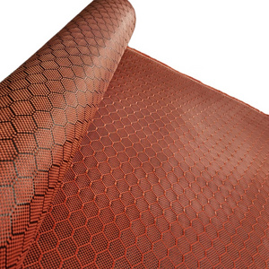 Carbon Fiber Honey Comb Weave Hexagon Carbon Kevlars Fiber Fabric Colorful