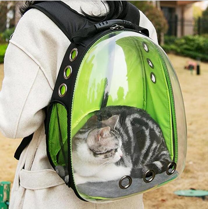 large space pet carrier bag backpack for dogs cats birds small animals outdoor pet travel bag