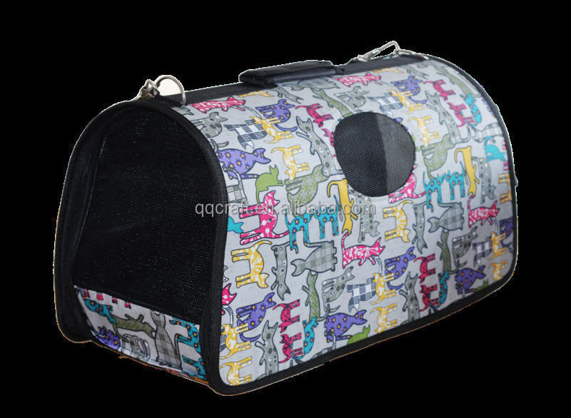 wholesale cheap fashionable carry bag for cats & travel trolley cat bag & waterproof travel wash bag