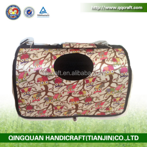 QQ factory wholesale cheap pink pet carrier & small dog front pack carrier & portable dog carrier bag