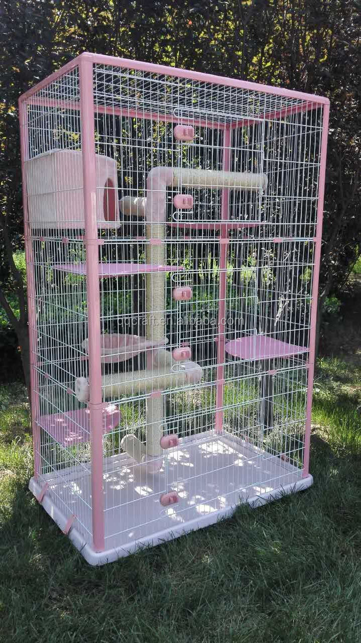 New Design Pet Cat Cage With Scratching Post Breeding Cage Cat